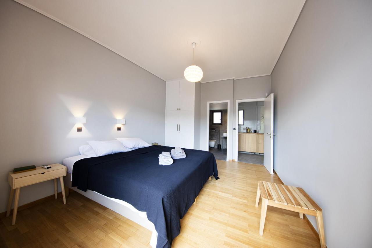 Super Modern Minimal Flat Nr Metro & Arch. Museum Appartement Athene Buitenkant foto